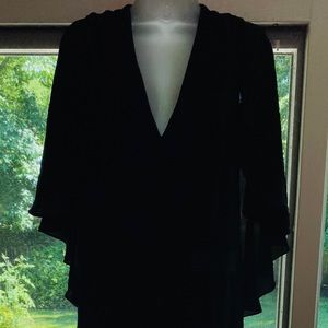 Halston draped jumpsuit